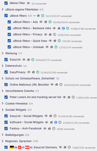 uBlock Filter